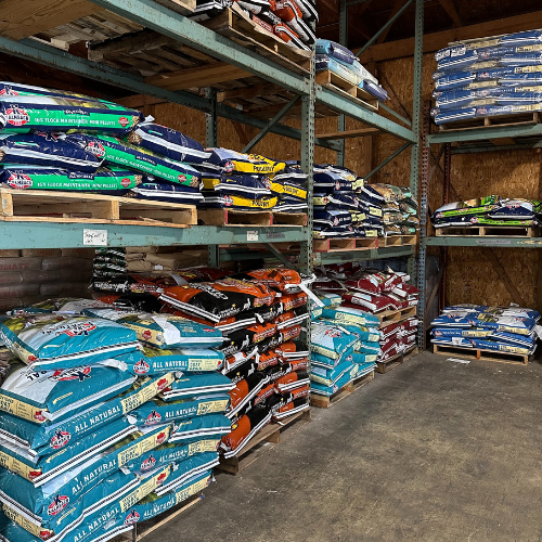 Feed and supplies inside of Wana Feed Service Inc