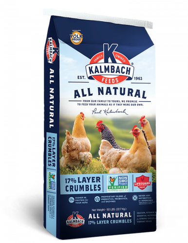 Kalmbach 17% All Natural Layer Crumble (Non-GMO) (50-lb)