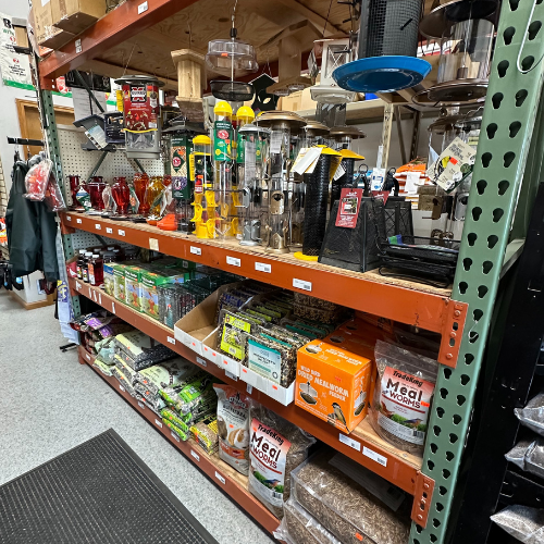 Feed and supplies inside of Wana Feed Service Inc