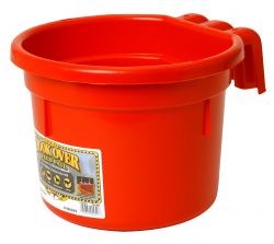 LITTLE GIANT PLASTIC HOOK OVER FEED PAIL (8 QT, BLUE)