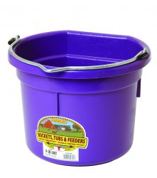 Little Giant 8 Quart Flat Back Bucket (Green)