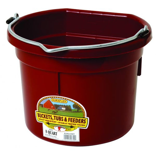 Little Giant 8 Quart Flat Back Bucket (Green)