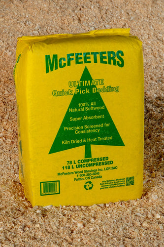 Mcfeeters Ultimate Quick Pick Bedding (118 Litres Compressed To 78)