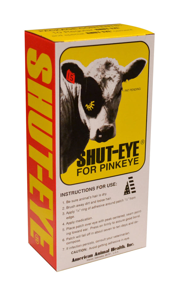 Durvet Shut-Eye®  Protective Pinkeye Patch (Cow Size (Regular) 10 Count)