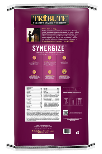 Tribute Synergize™ Pelleted Horse Feed (50 lbs)