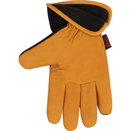 Kinco Pro™ HydroFlector™ Lined Water-Resistant Premium Grain Buffalo & Synthetic Hybrid Gloves