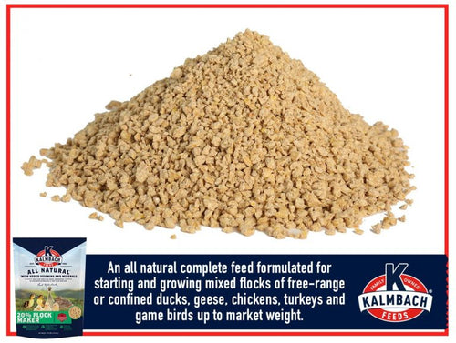 20% Flock Maker® (Crumble) (50 Lb.)