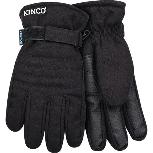 HydroFlector™ Lined Waterproof Black Duck Ski Glove with Pull-Strap