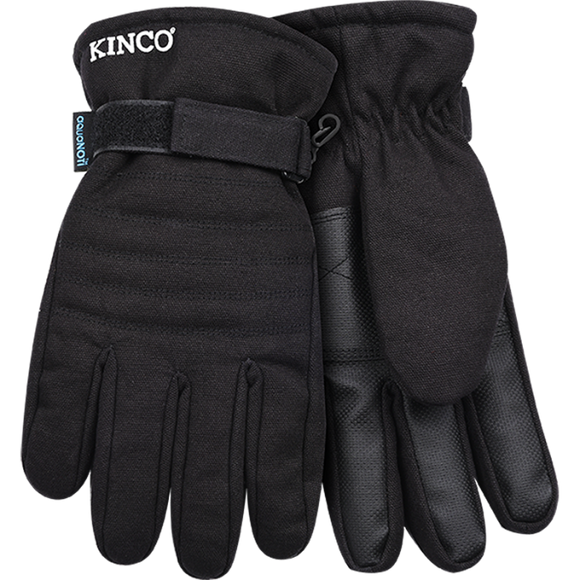 HydroFlector™ Lined Waterproof Black Duck Ski Glove with Pull-Strap