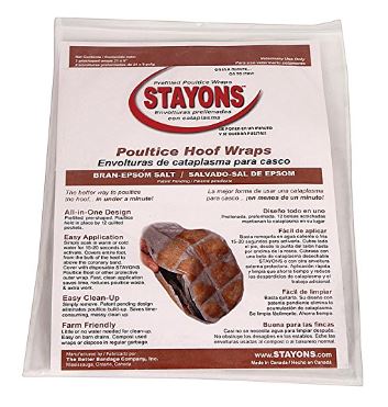 Durvet STAYONS Bran/Epsom Salt Poultice Hoof Wraps
