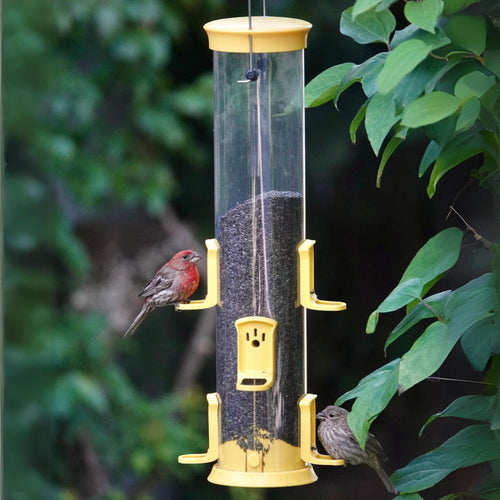 Nature's Way Large Plastic Thistle Tube Bird Feeder