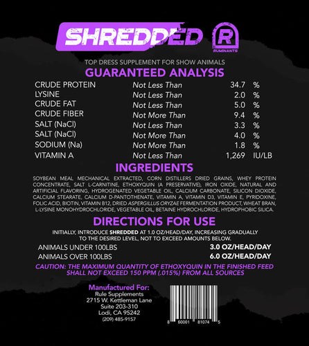 Rule Supplements Shredded R