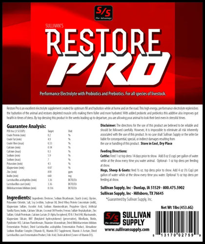 Sullivan Restore Pro, 1lb