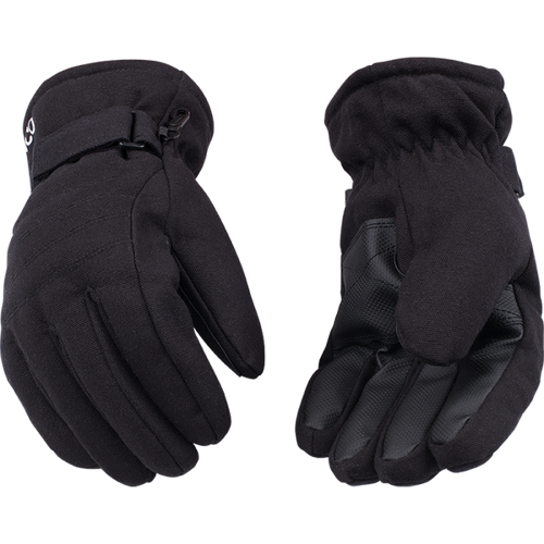 HydroFlector™ Lined Waterproof Black Duck Ski Glove with Pull-Strap