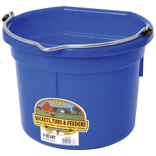 Little Giant 8 Quart Flat Back Bucket (Green)