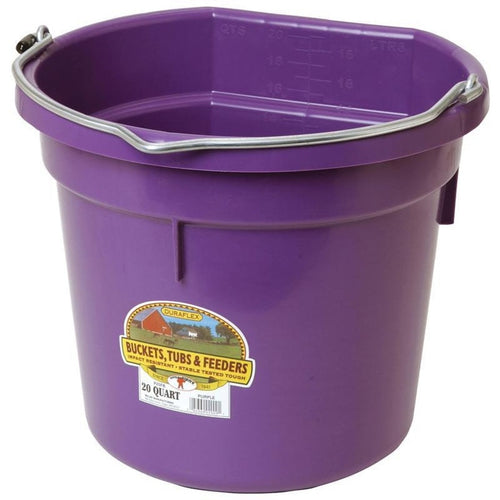 Little Giant 20 Quart Flat Back Bucket (Blue)