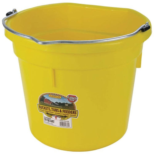 Little Giant 20 Quart Flat Back Bucket (Blue)