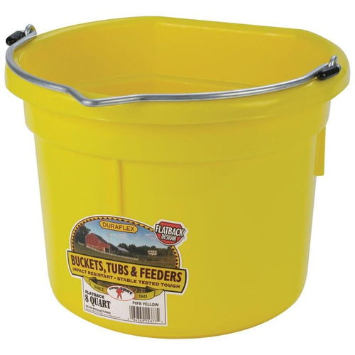 Little Giant 8 Quart Flat Back Bucket (Green)