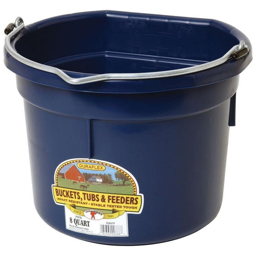 Little Giant 8 Quart Flat Back Bucket (Green)