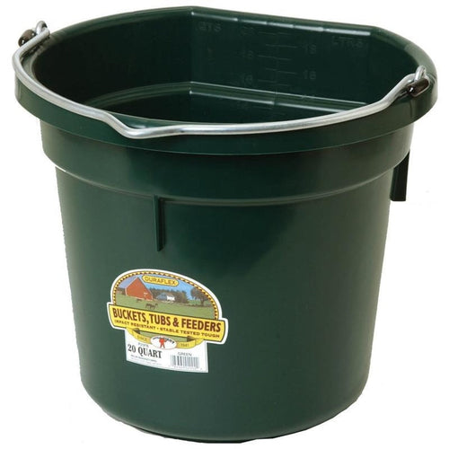 Little Giant 20 Quart Flat Back Bucket (Blue)