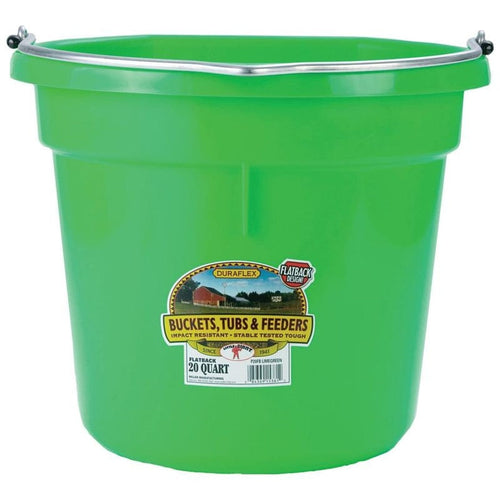 Little Giant 20 Quart Flat Back Bucket (Blue)