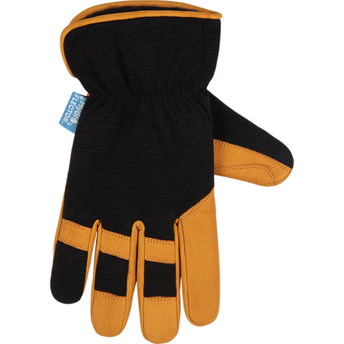 Kinco Pro™ HydroFlector™ Lined Water-Resistant Premium Grain Buffalo & Synthetic Hybrid Gloves